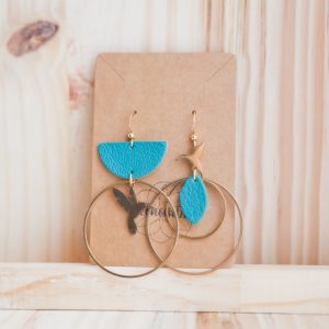 Boucles Asymétriques "Colibris"