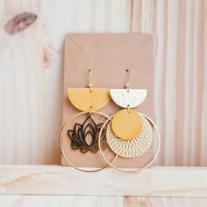 Boucles Asymétriques "Nénuphar"