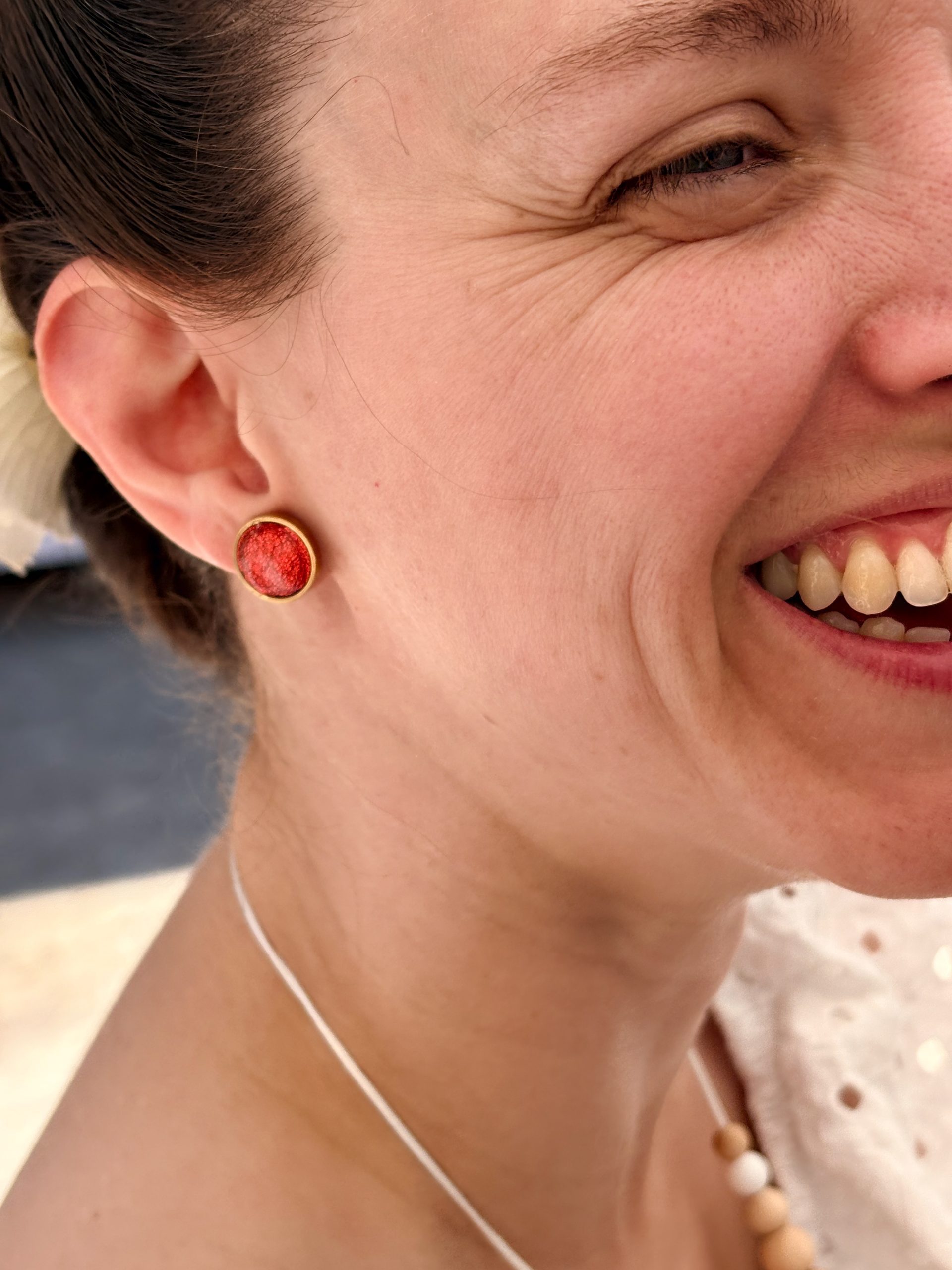 Puces d'Oreilles en Cuir - pucinette – Image 2